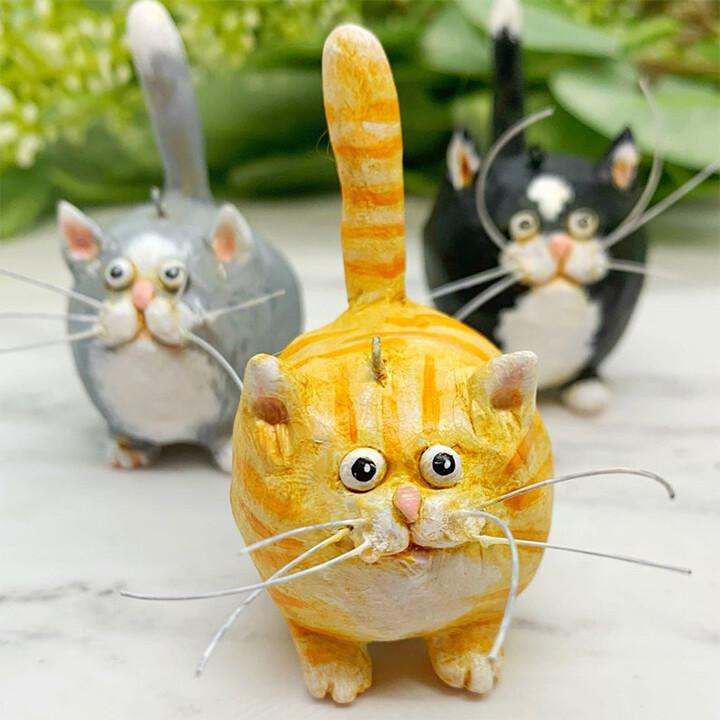 Maliben | Unique Handmade Cat Christmas Ornament - Purrfect Holiday Hangers