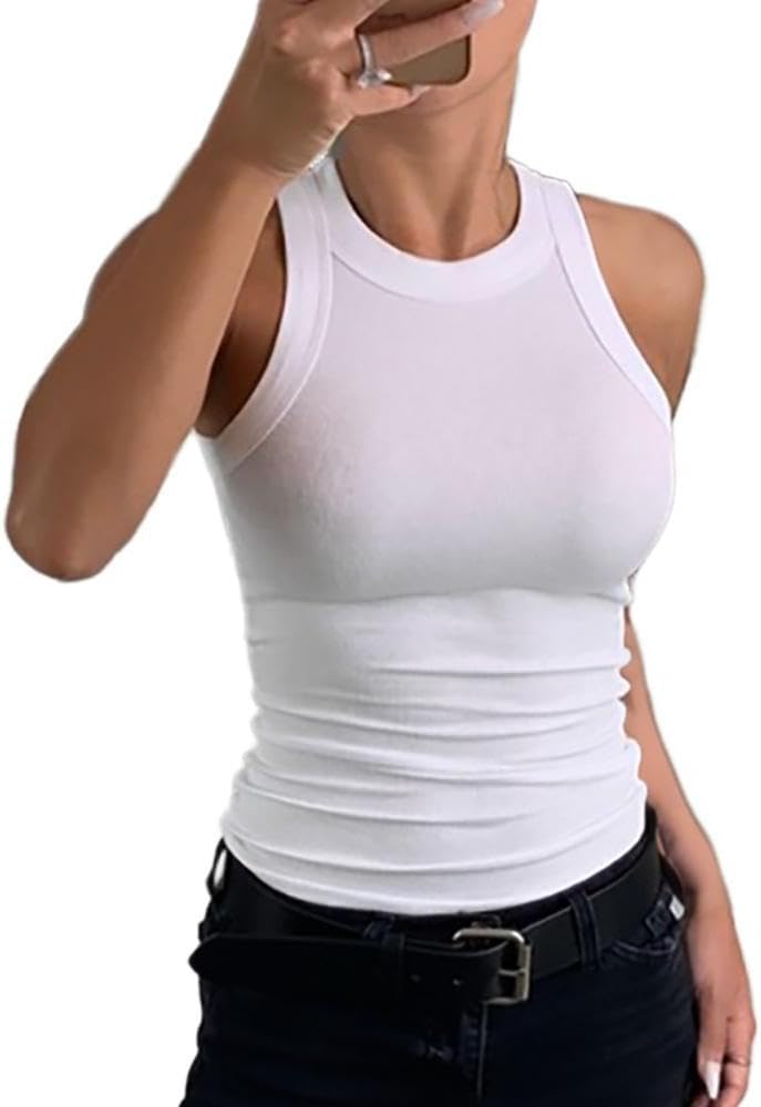 Maliben | Women's Ribbed Racerback Tank