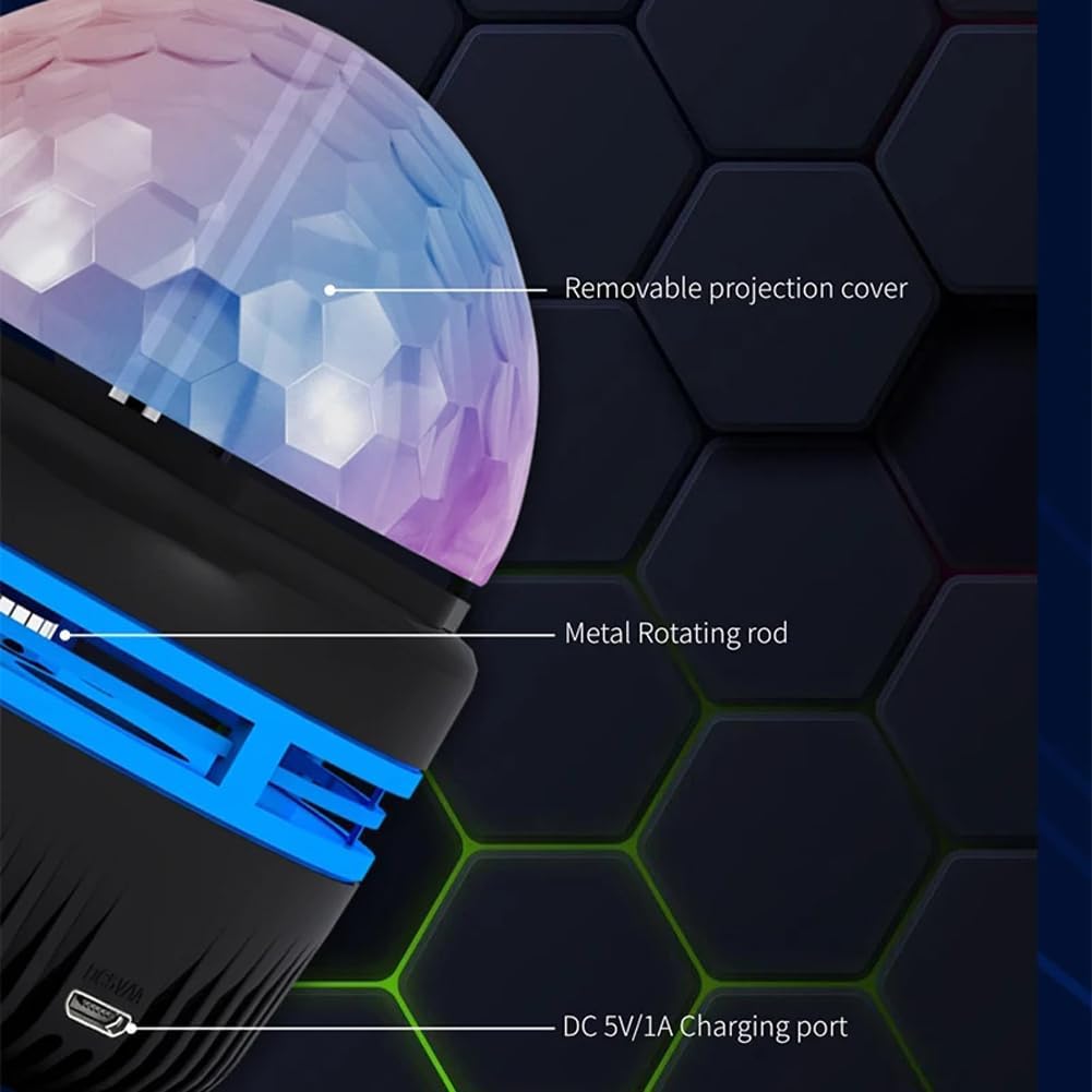 Maliben | 2-In-1 Night Light Starry Projector With Northern Lights & Ocean Waves