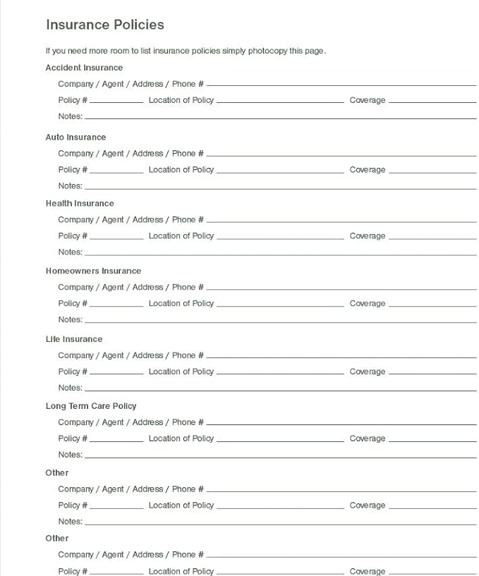 Maliben End-of-Life Planning Organizer — Important Documents Binder