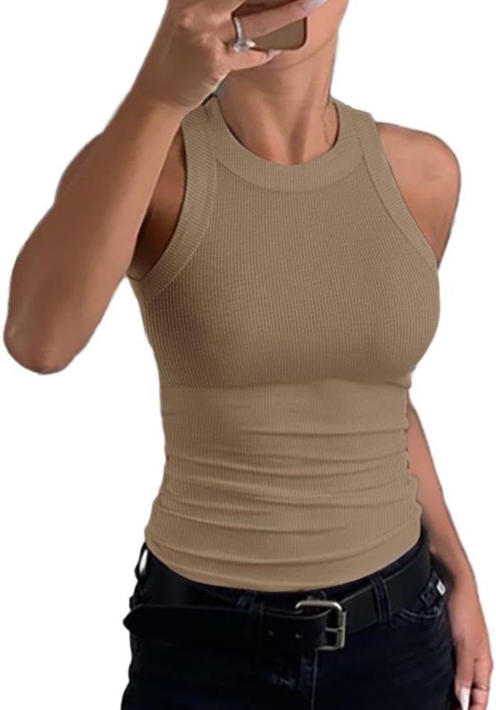 Maliben | Women's Ribbed Racerback Tank