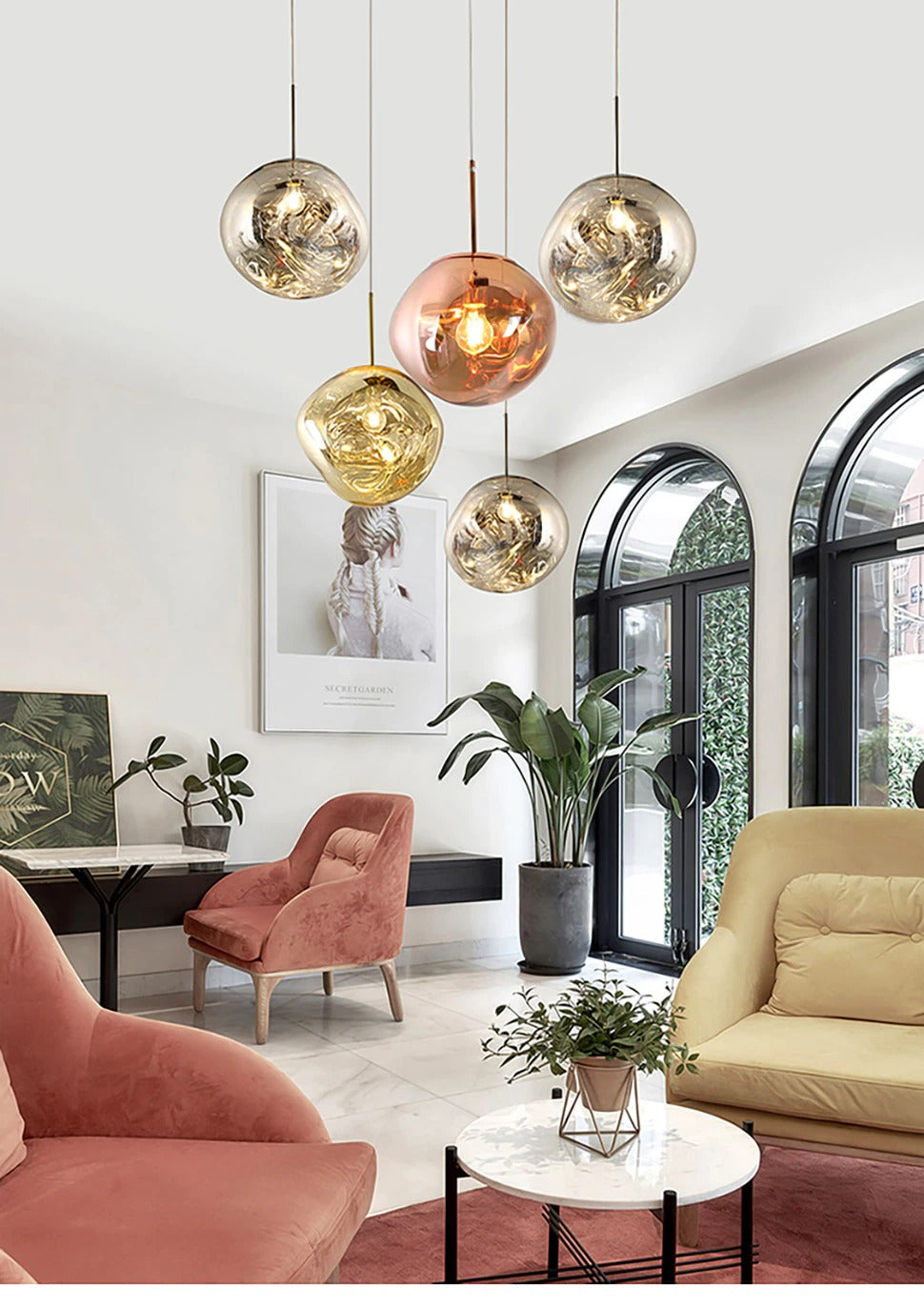 Maliben | Chicglow Pendant - Luxury Led Hanging Light For Home
