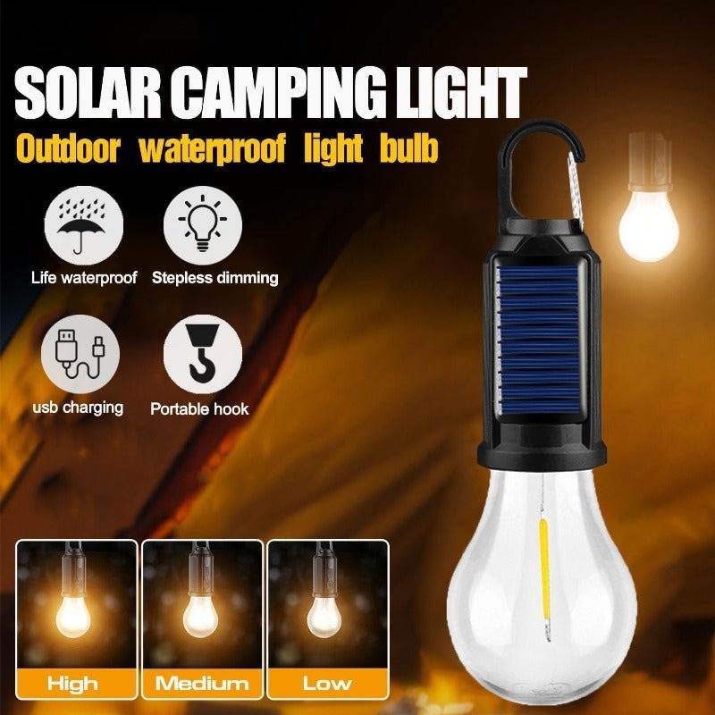 Maliben | Solar + Usb Led Camping Lantern