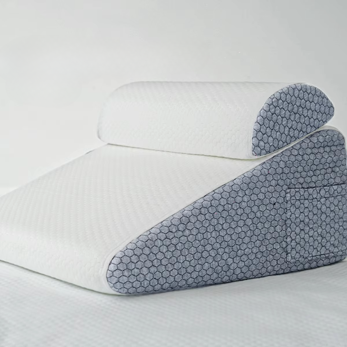 Maliben | Dual Comfort Memory Foam Orthopedic Wedge Pillows With Breathable Covers