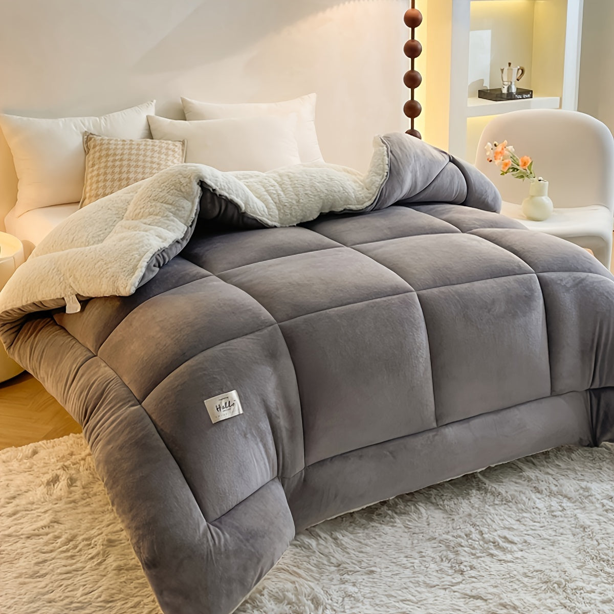 Maliben | Stylish Cabin Sherpa Fleece Duvet – Ultimate Comfort & Warmth