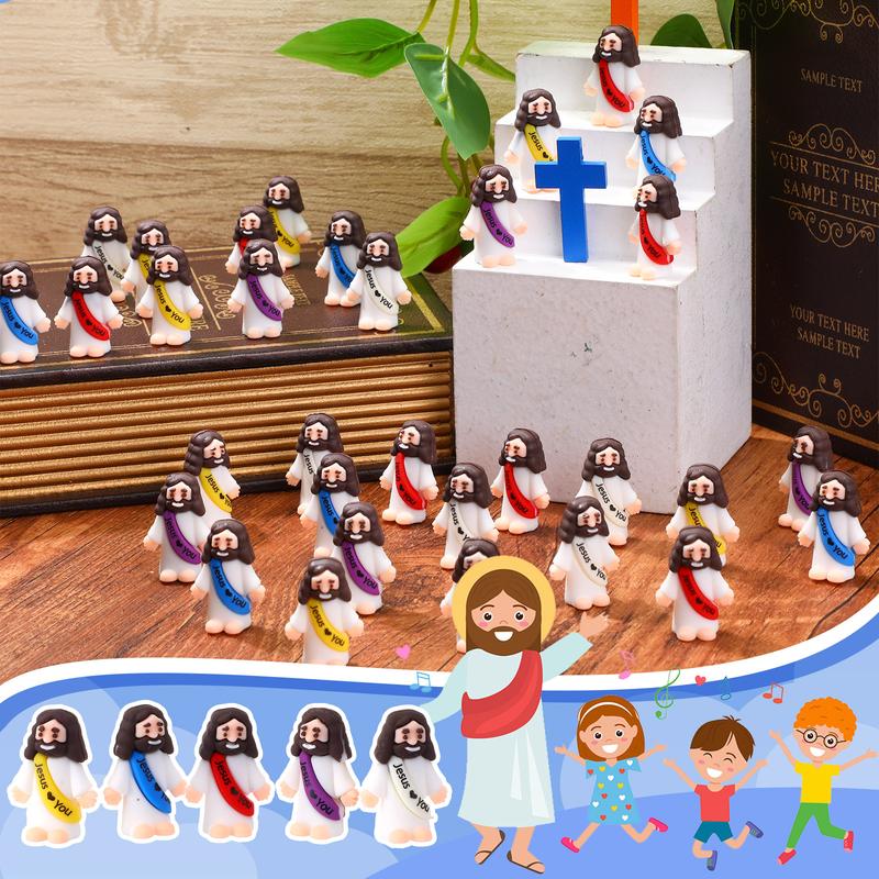 Maliben | Mini Jesus Figurines With Jesus Love You Slogan