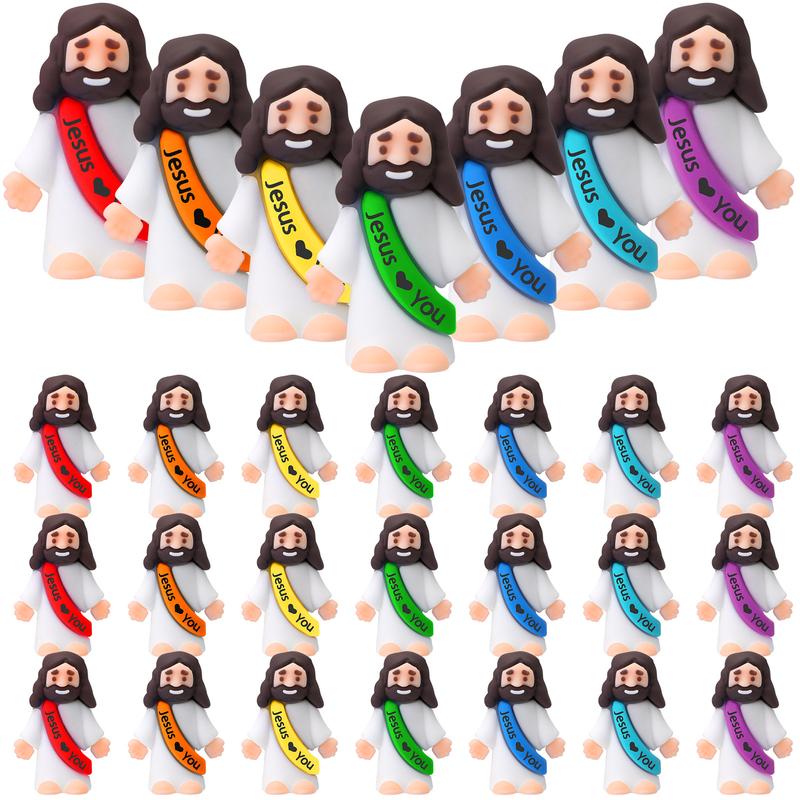 Maliben | Mini Jesus Figurines With Jesus Love You Slogan