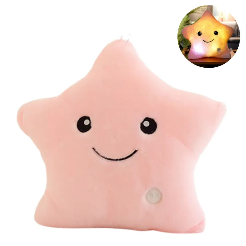Maliben | Bright Led Star Cuddly Pillow For Kids
