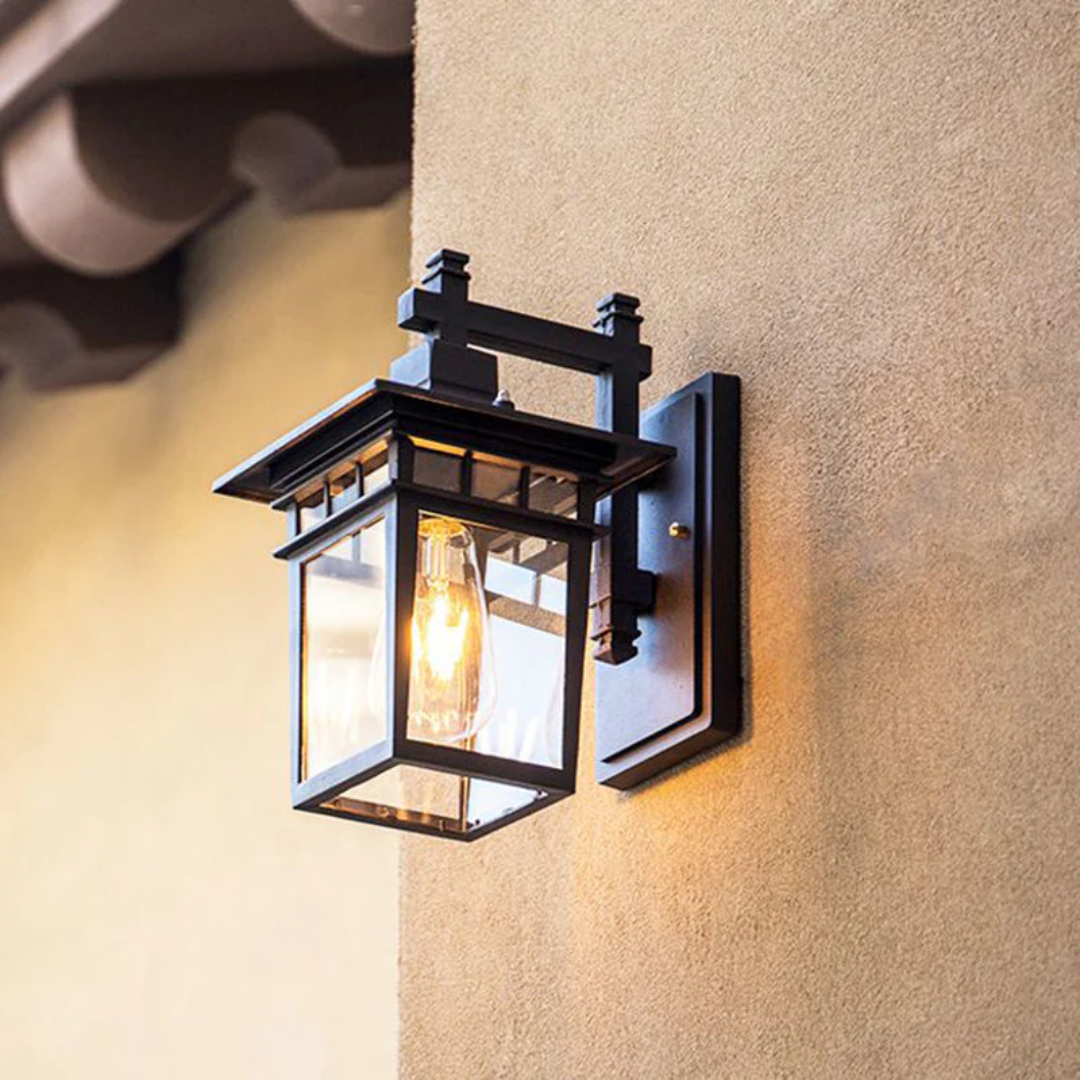 Maliben | Black Outdoor Wall Lamp