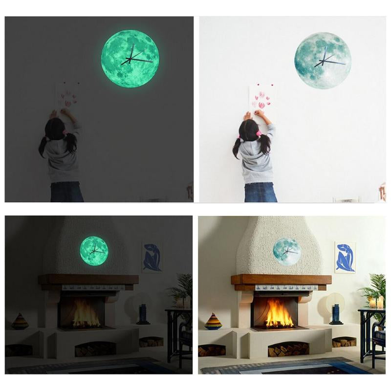 Maliben | Moonlight - Illuminated Design Clock For Atmospheric Evenings