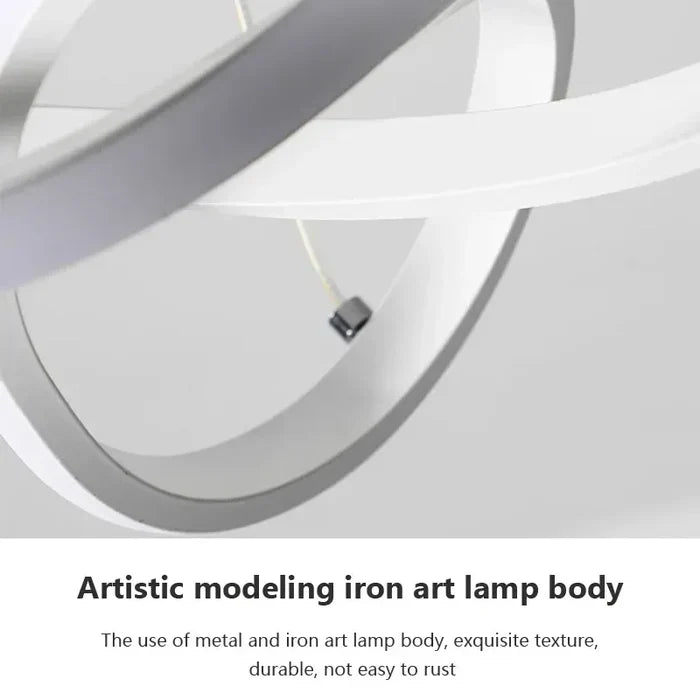 Maliben | Modern Led Ceiling Lamp - Waveglow