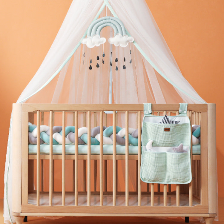 Maliben Handwoven Baby Crib Bumper Pillow — Braided, Non-Toxic