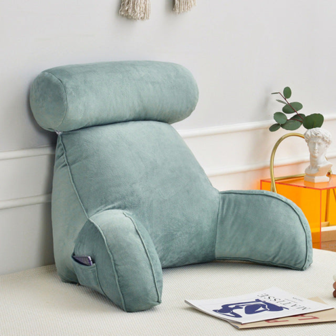 Maliben | Backrest Pillow With Armrests And Adjustable Headrest