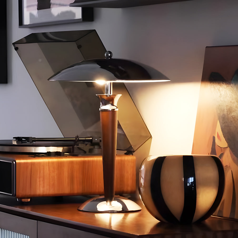 Maliben | Retro Paquebot Mushroom Table Lamp With Dimming Function