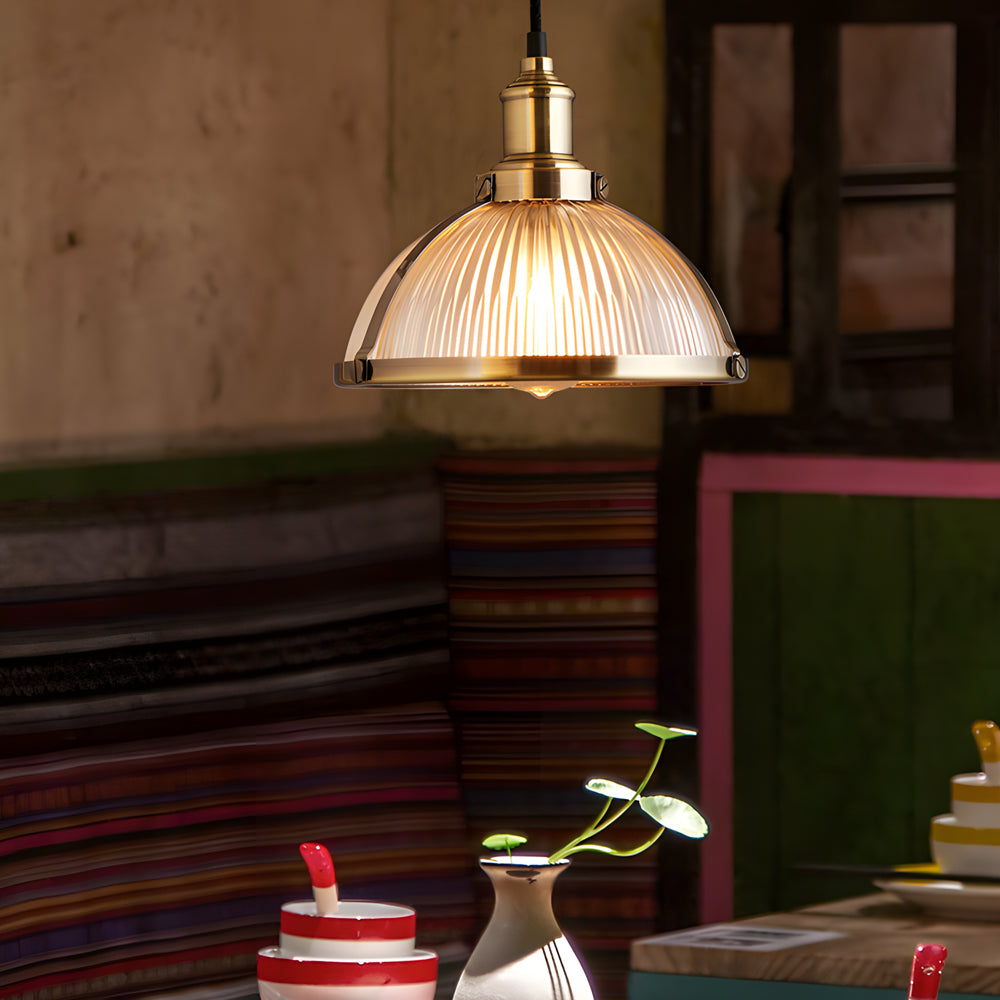 Maliben | Glimmerlux Chandelier - Retro Striped Luxury Chandelier