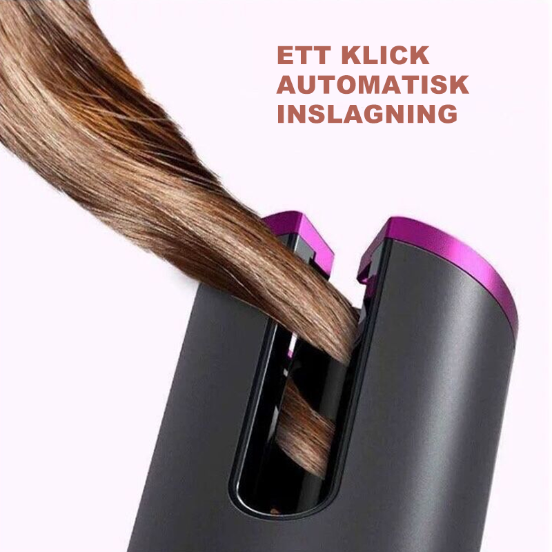 Maliben | Cordless automatic rotating curling iron