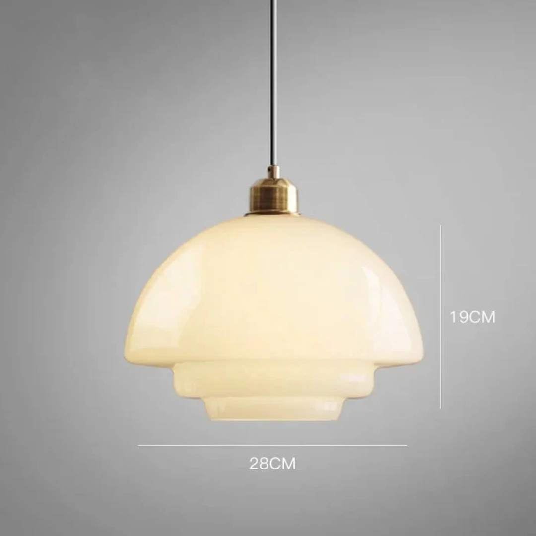 Maliben | White Glass Design Pendant Lamp