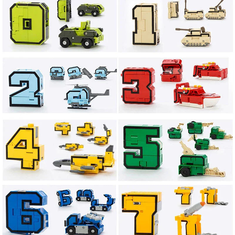 Maliben | Construction Action Figure With Numbers