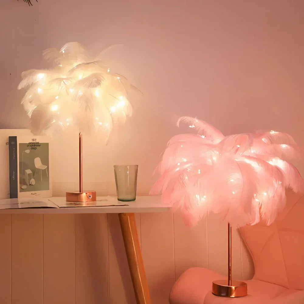 Maliben | Atmospheric Feather Palm Tree Lamp - Lumapalm