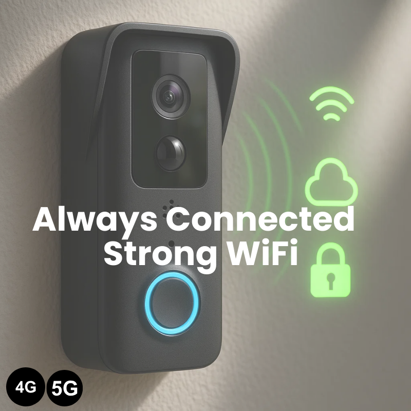 Maliben | Wireless Smart Video Doorbell | No Subscription Needed | High-Definition Camera Doorbell