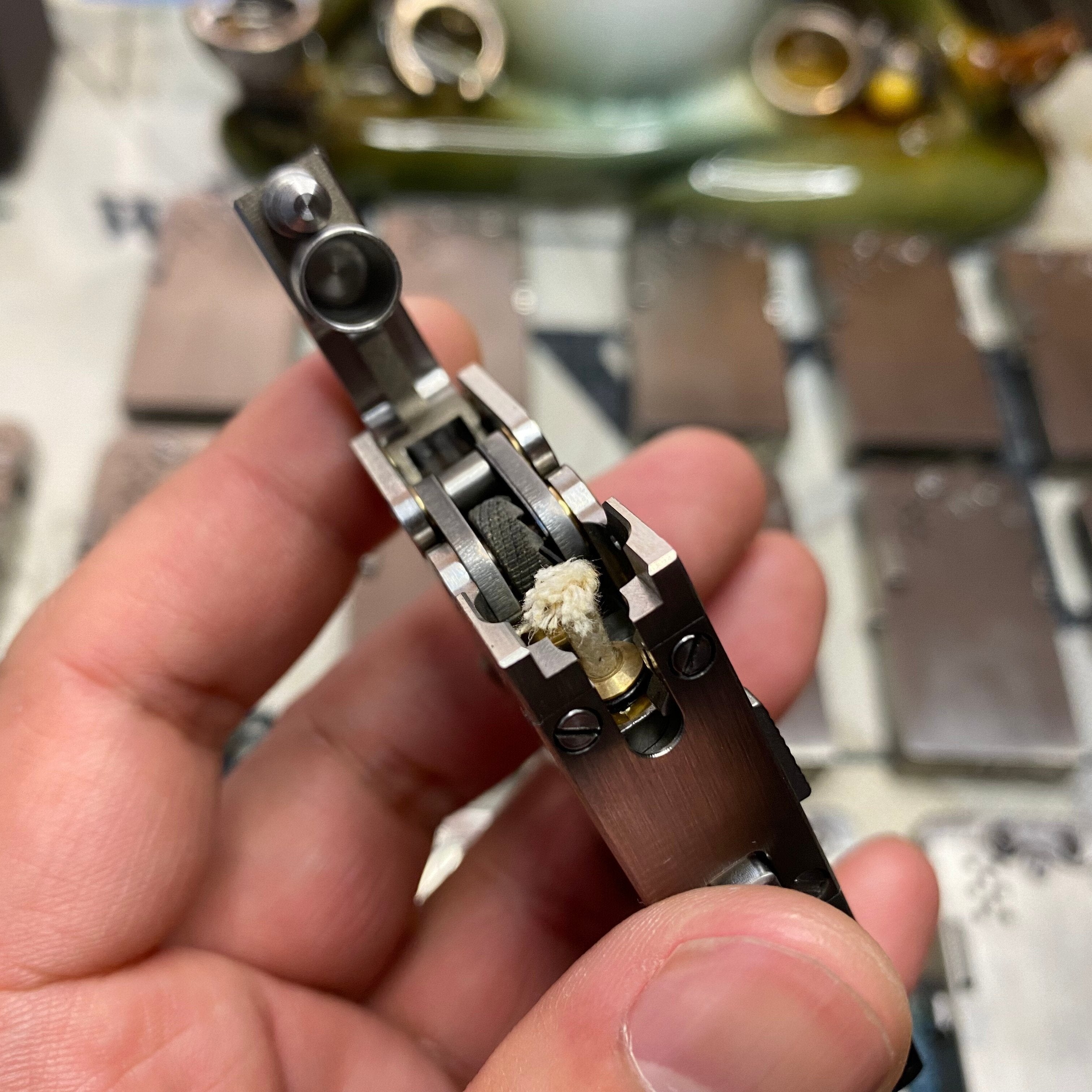 Maliben | Handmade Mechanical Titanium Automatic Lighter