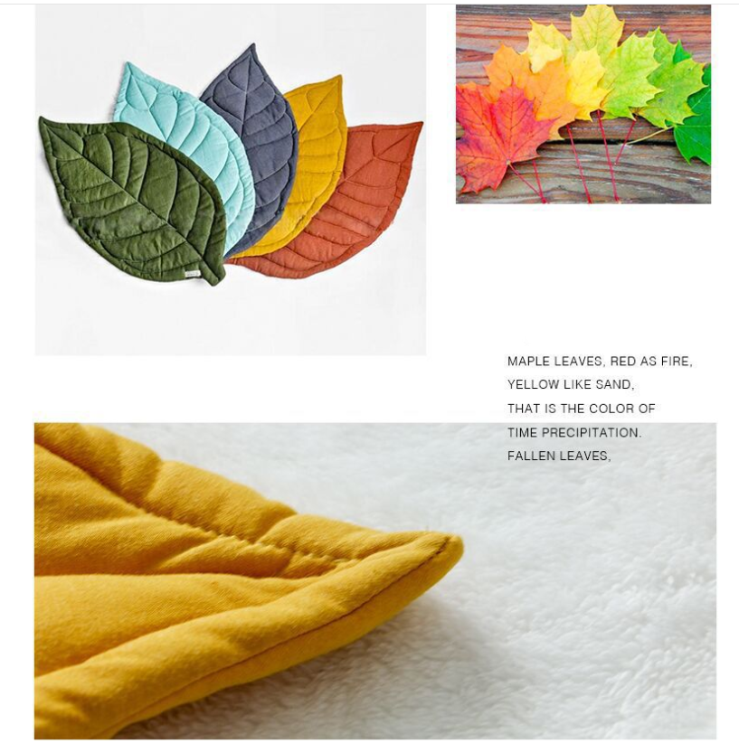 Maliben | Baby Play Mat – Leaf Shape, Soft & Comfortable