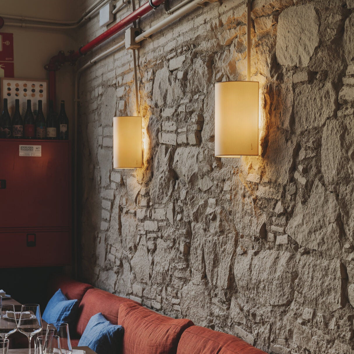 Maliben | Fabric Wall Lamp In Japanese Wabi-Sabi Style