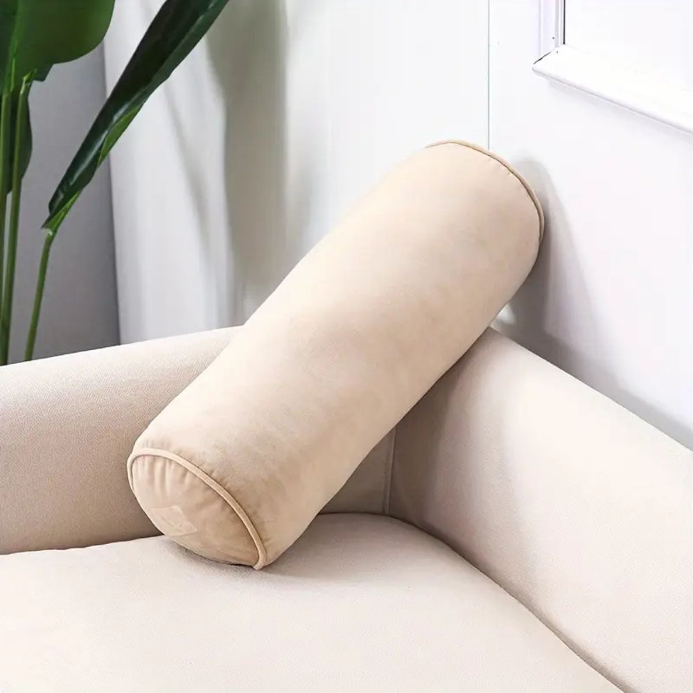 Maliben | Plush Velvet Bolster Cushion