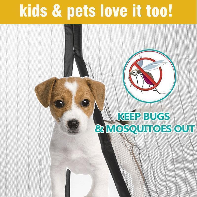 Maliben | Magnetic Fly Screen Door with Continuous Hook and Loop Fastener