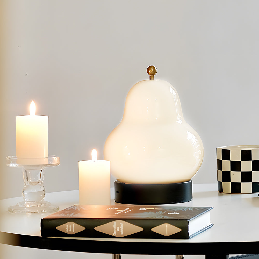 Maliben | Elegant Usb Pear-Shaped Table Lamp With Dimmable Led