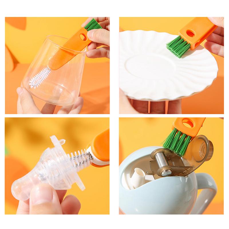 Maliben | Creative 3-In-1 Multifunctional Cleaning Brush For Cup Lids