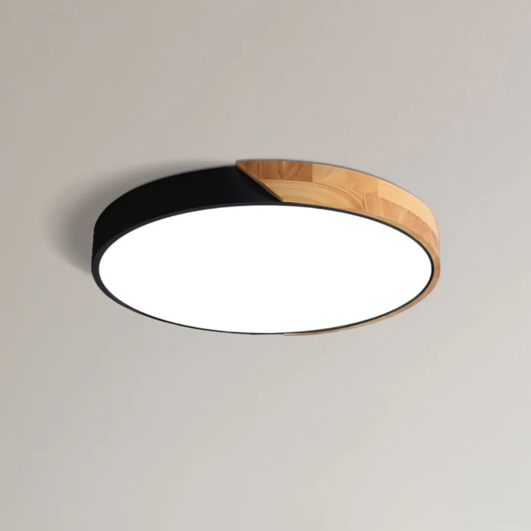 Maliben | Scandinavian Wooden Led Ceiling Lamp