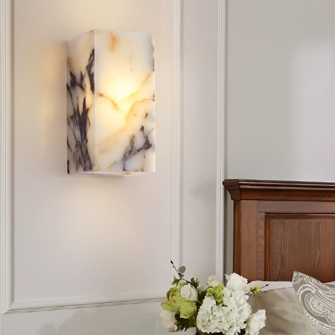 Maliben | Luxury Marble Natural Stone Wall Lamp