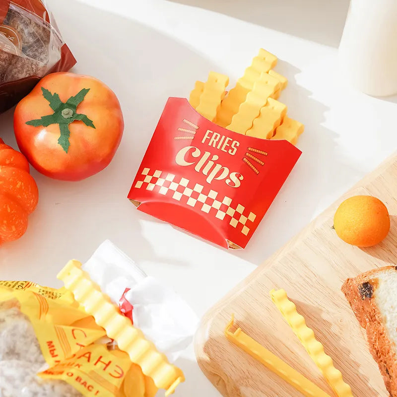 Maliben | Funny Magnetic French Fries Food Closure Clip
