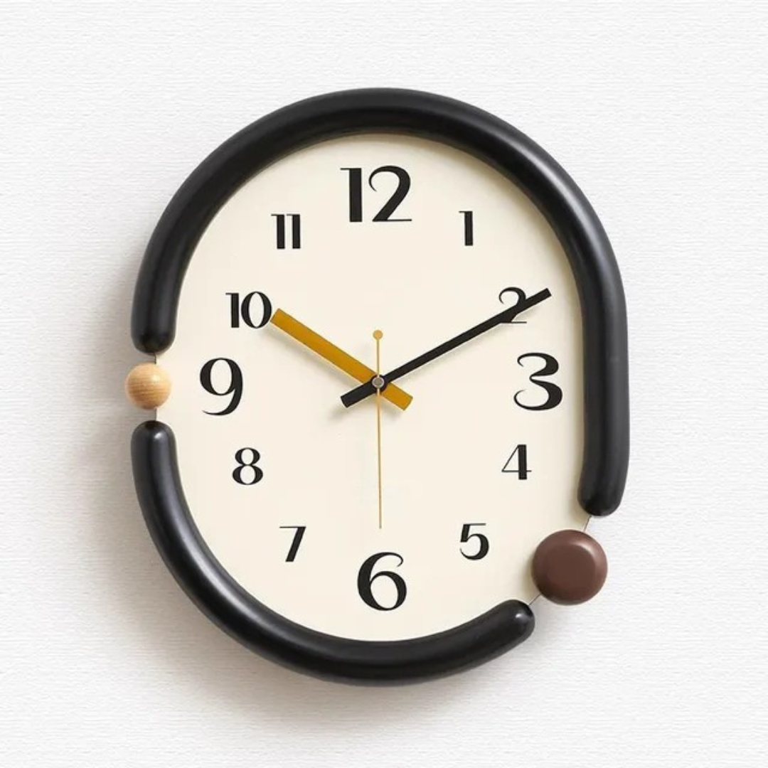 Maliben Luxury Wall Clock — Minimalist, Silent Movement