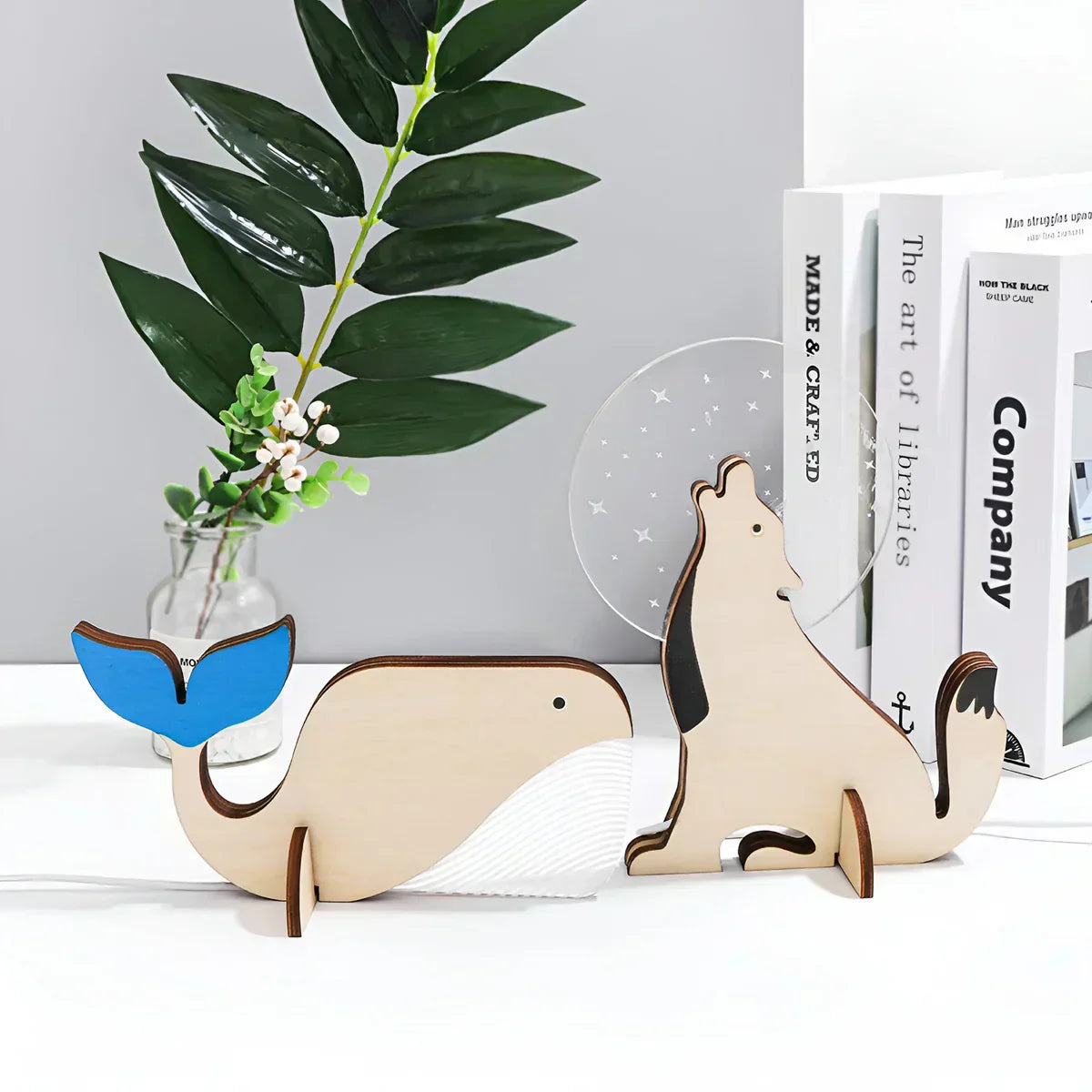 Maliben | Animal Figure Table Lamp Made Of Wood