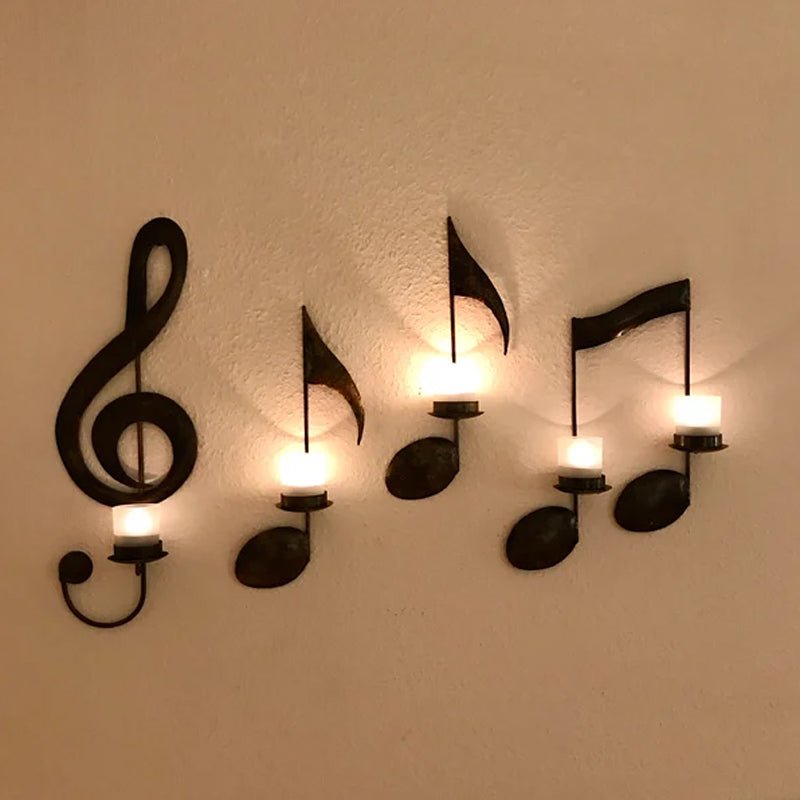 Maliben | Lyricglow - Elegant Chandelier - Music Note - Chic Ambiance
