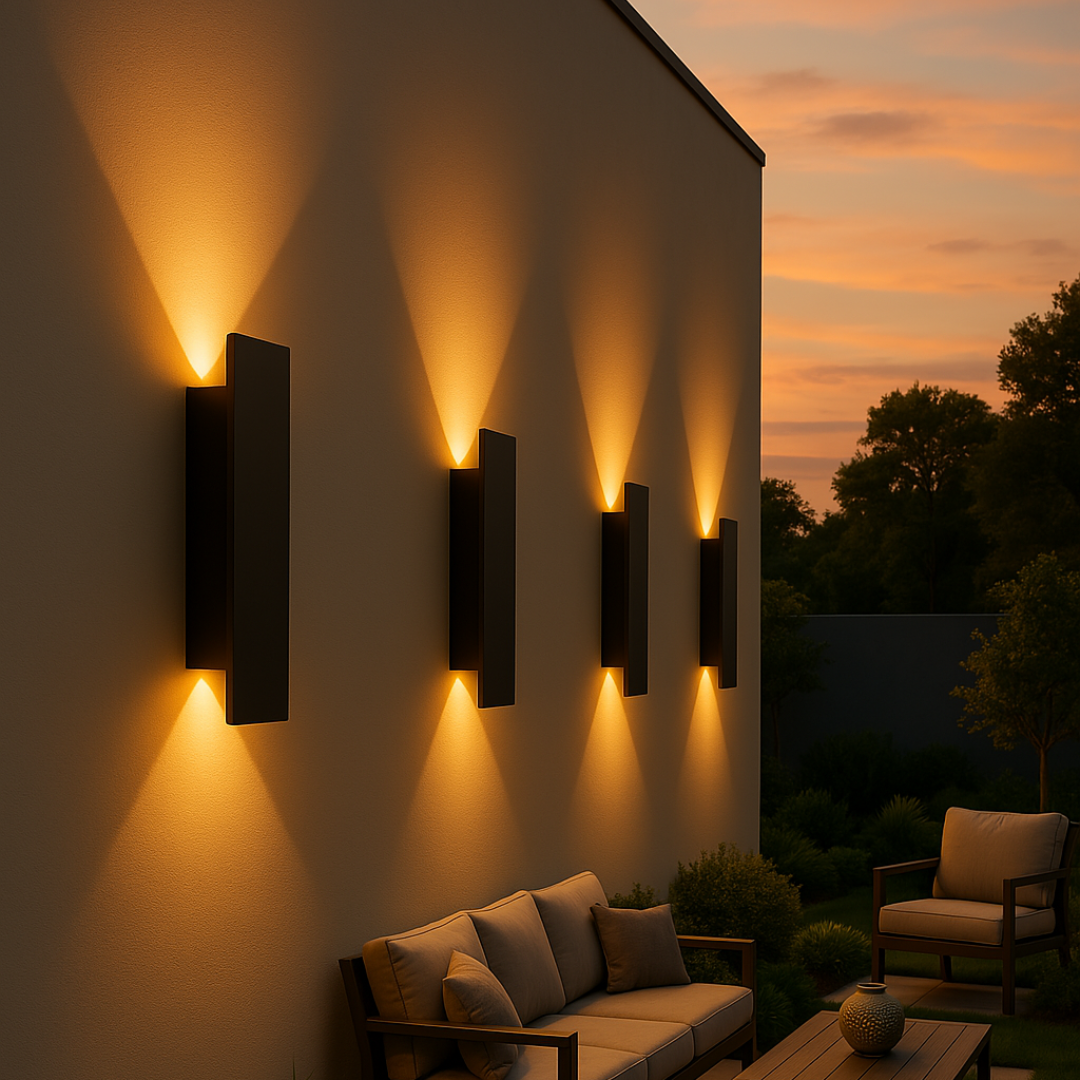 Maliben | Streamline Led Outdoor Wall Light – Weatherproof Ip65 – 4 Sizes Available