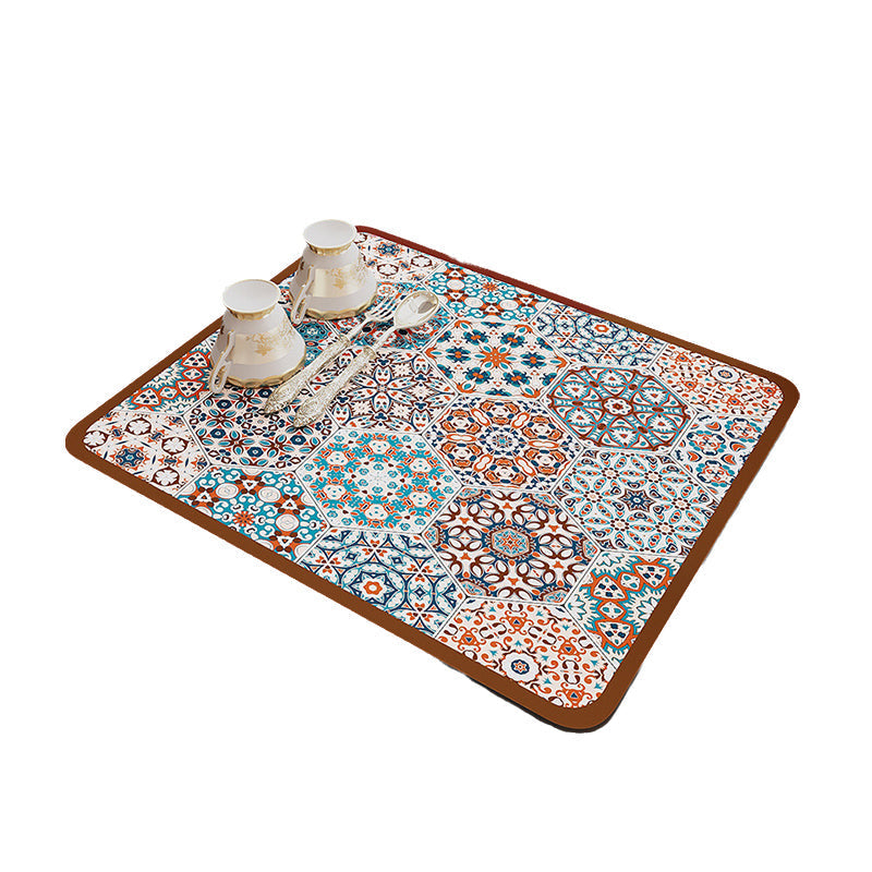 Maliben | Retro Quick-Drying Water-Repelling Mat For Kitchen-Bar-Countertops