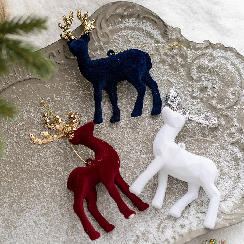 MAliben | Sparkling Deer Ornament – Luxury Christmas Decoration For a Festive Atmosphere