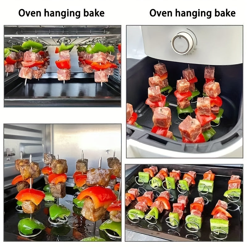 Maliben | Grillmeisterx Turbo Skewers — Perfect, Juicy Skewers Without Twisting Stress For Your Ultimate Barbecue Party (10 Pieces)