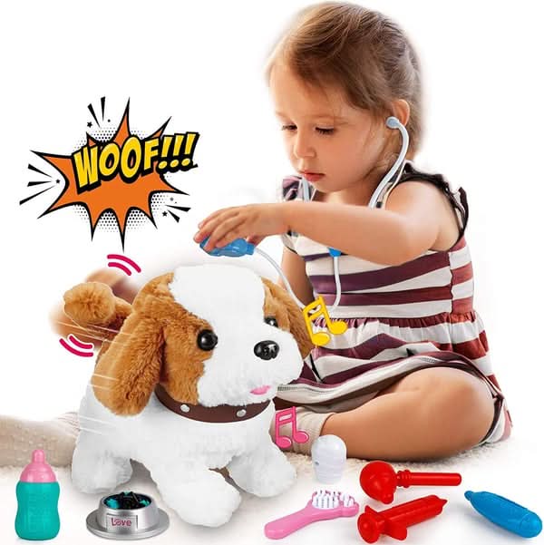 Maliben | Interactive Plush Dog For Lifelike Playtime Fun