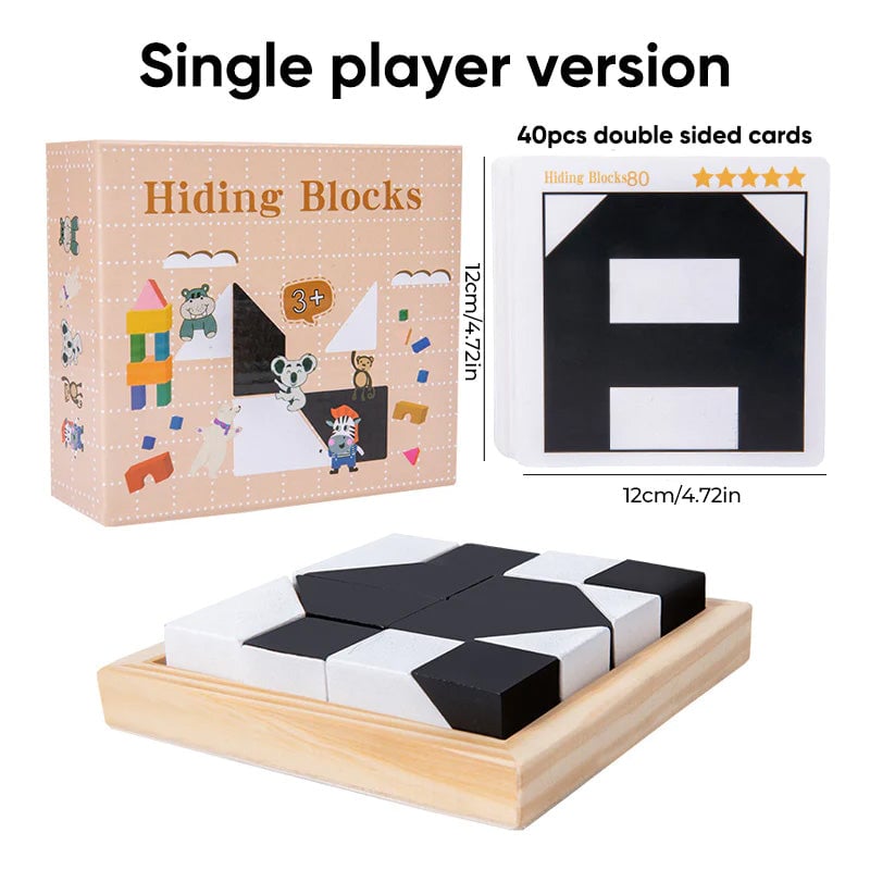 Maliben | Wooden Hidden Block Puzzle