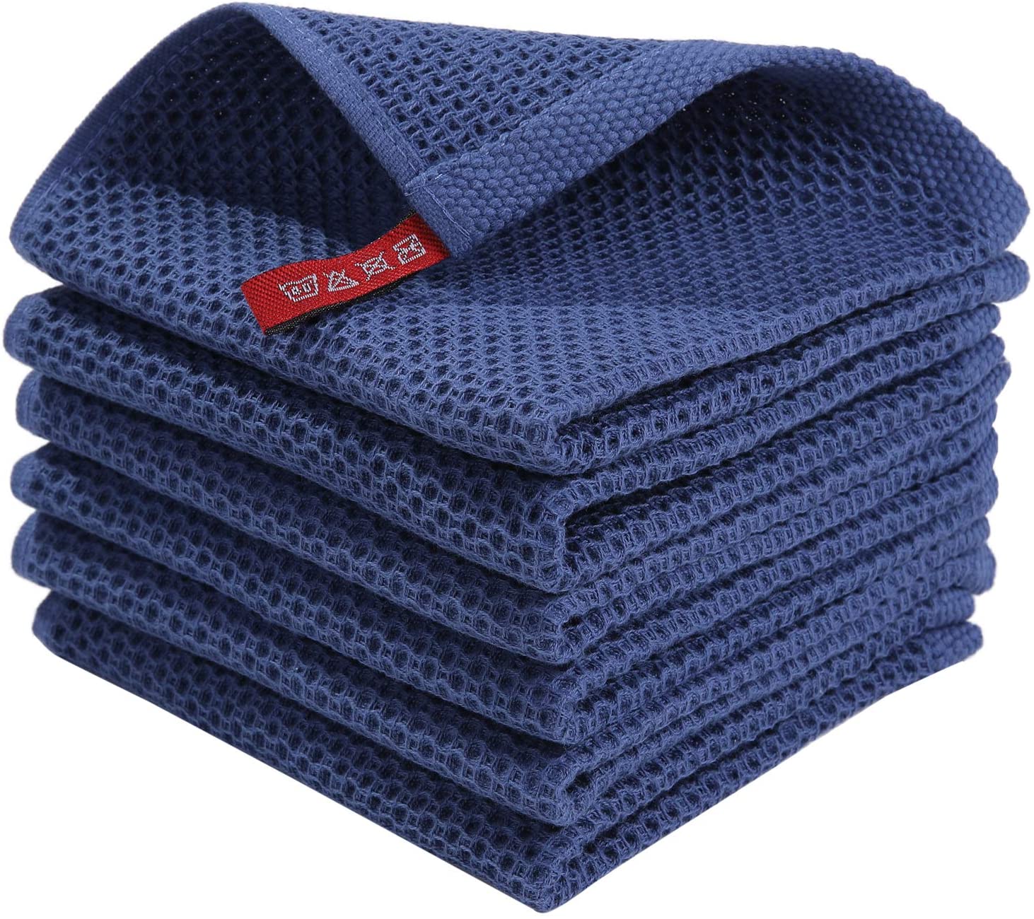 Maliben | 6-Pack: Cotton Waffle Woven Kitchen Towel