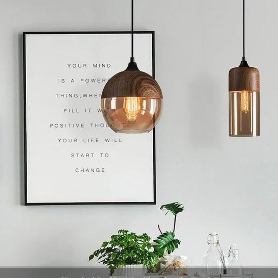Maliben | Stylish Scandinavian Wooden Ceiling Lamp - Nordluna