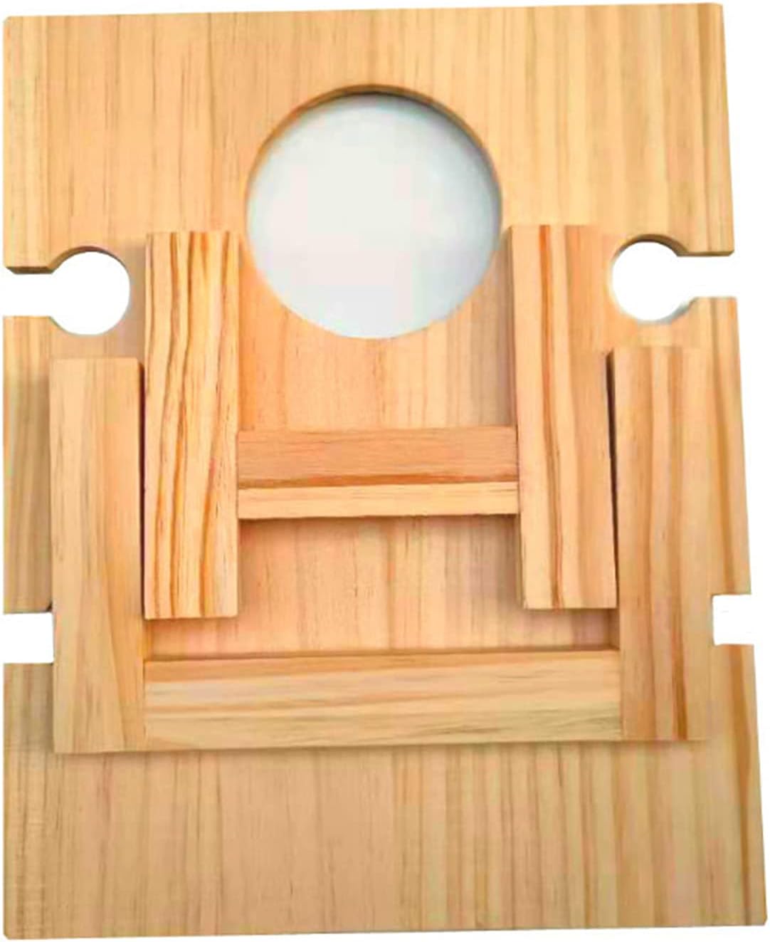 Maliben | Portable Wine Table Vinlora Foldwood | Foldable & Mobile | Made Of Wood | With Bottle & Glass Holder | For Picnic, Garden & Camping