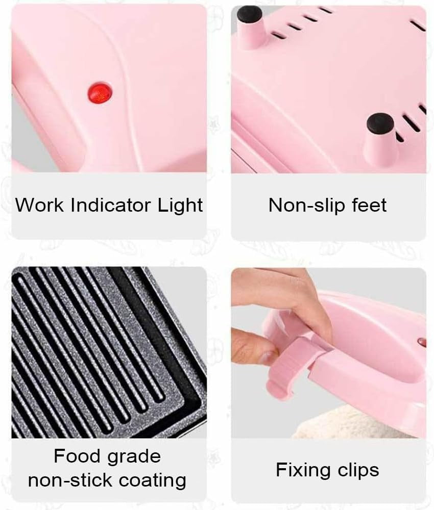Maliben | 2-In-1 Sandwich Maker & Toaster | Non-Stick Auto-Sealing Plates For Quick Breakfasts, Snacks & Easy Cleanup