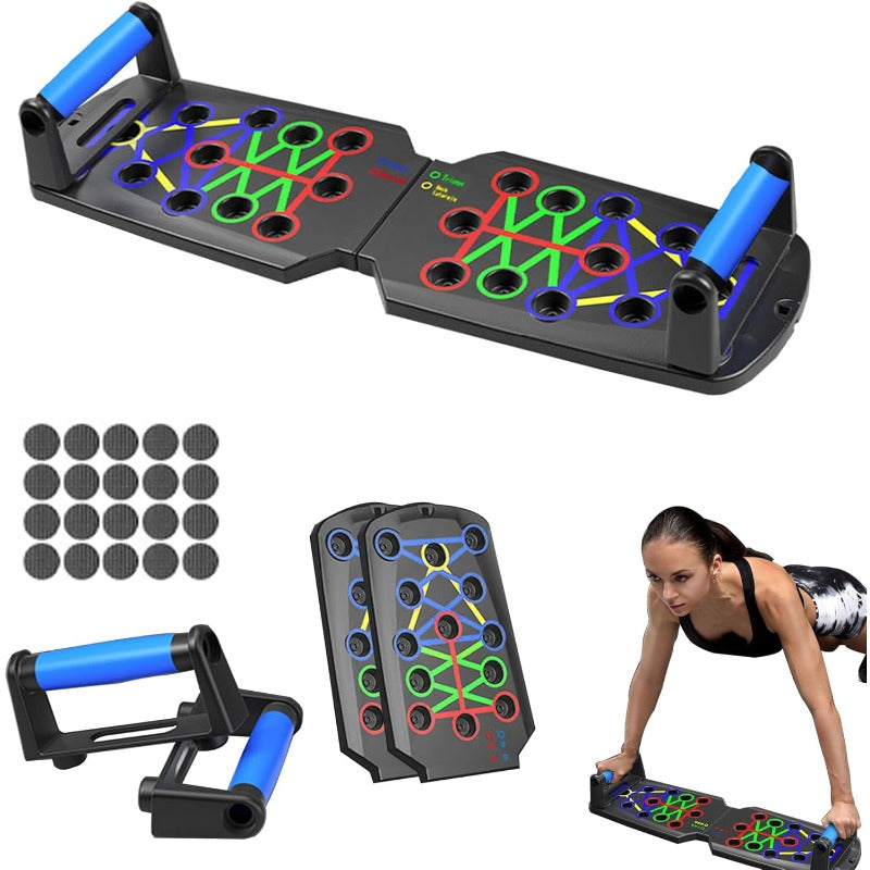 Maliben | Color-Coded Push-Up Board With Ergonomic Handles