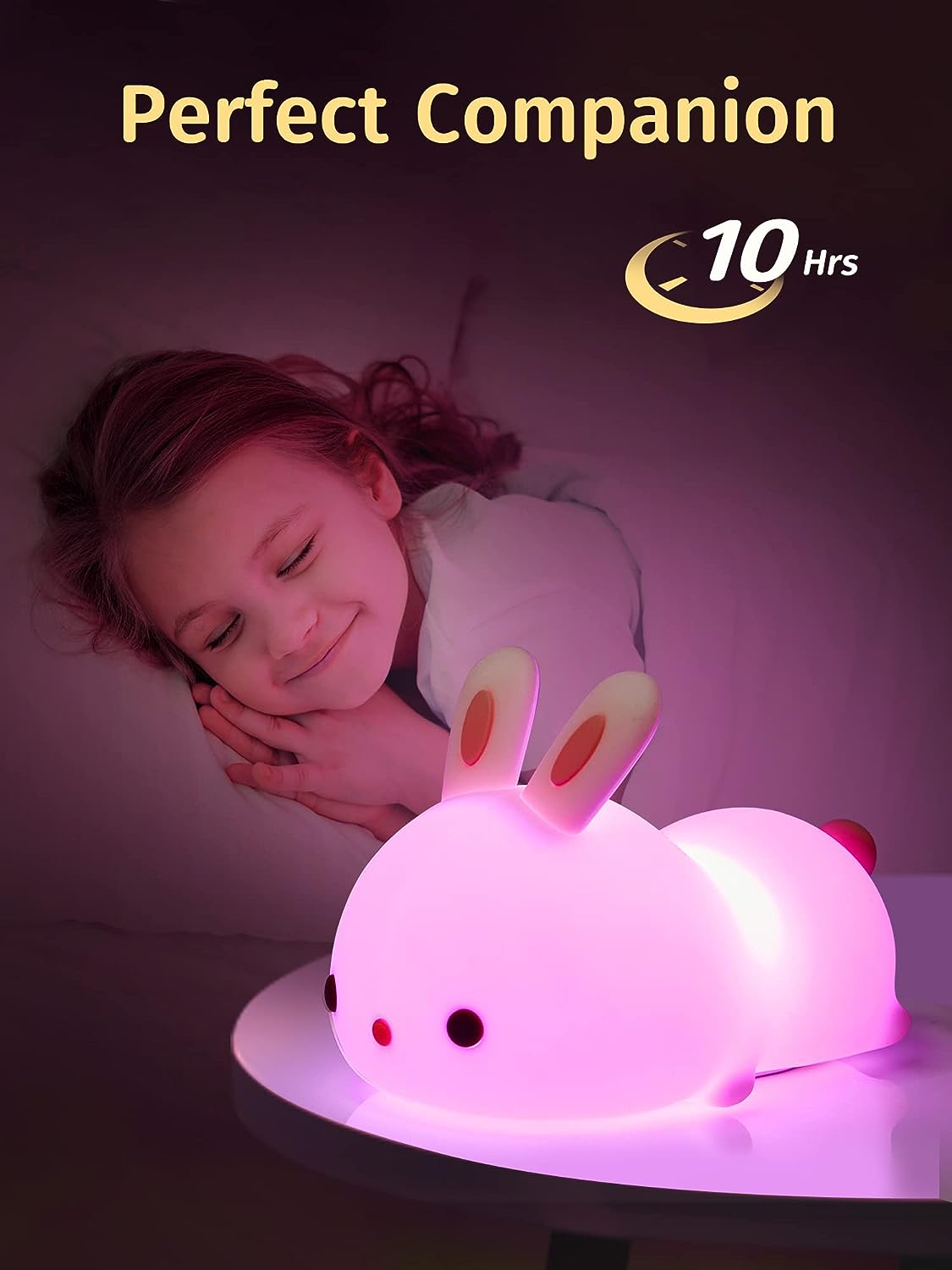 Maliben | Rabbitdream Nightlight Magical Rabbit With Color Changing Led Light