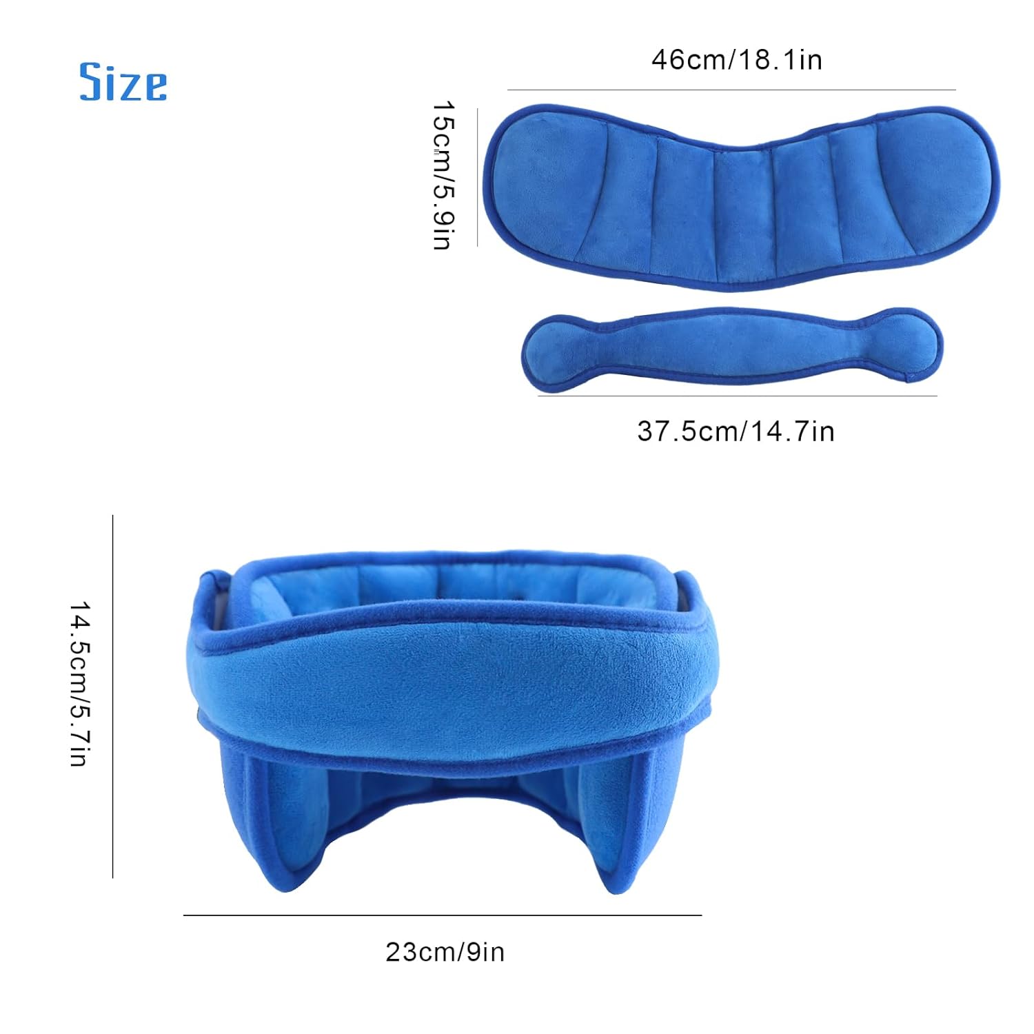 Maliben | ComFortable Children's Headrest for Car – Soft And Adjustable Travel Pillow